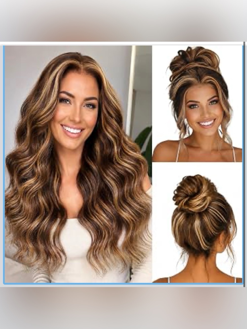 Smiles & Grins 200 Density 360 Lace Front Wigs Human Hair 26 Inch 4/27 Highlight